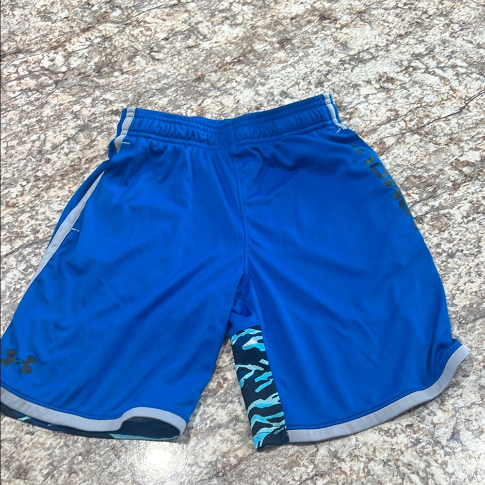 Under Armour Blue Athletic Basketball Shorts